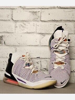 Nike LeBron Basketball Shoes Air Max Knit Sneakers Mens Size 10